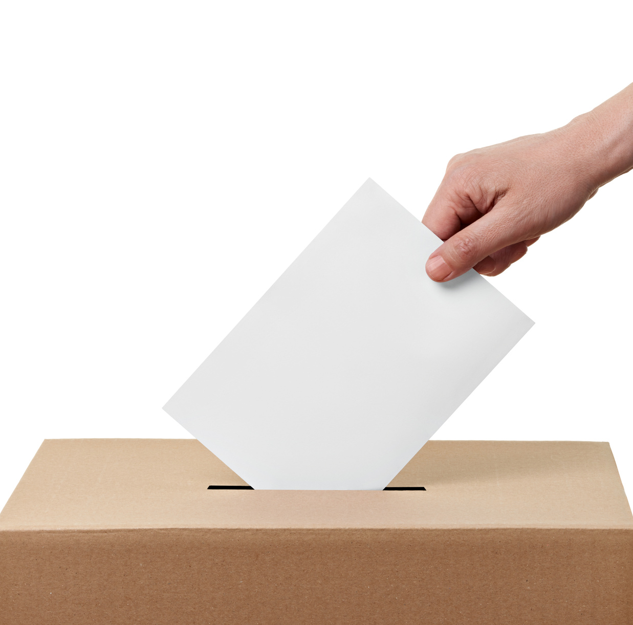 ballot box casting vote election